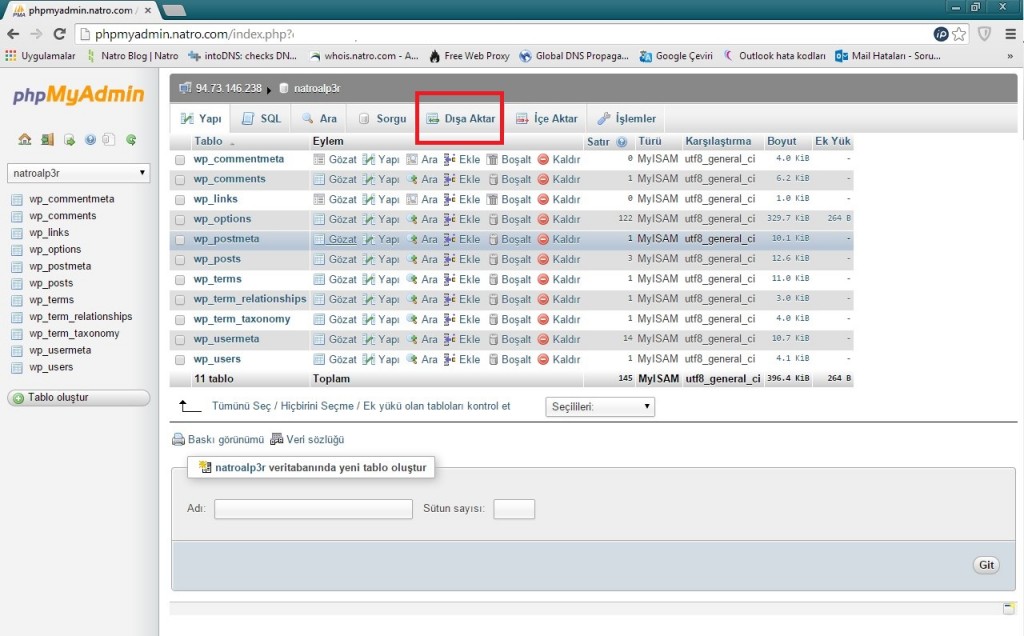PhpMyAdmin-Paneli-Nasıl Yönetilir