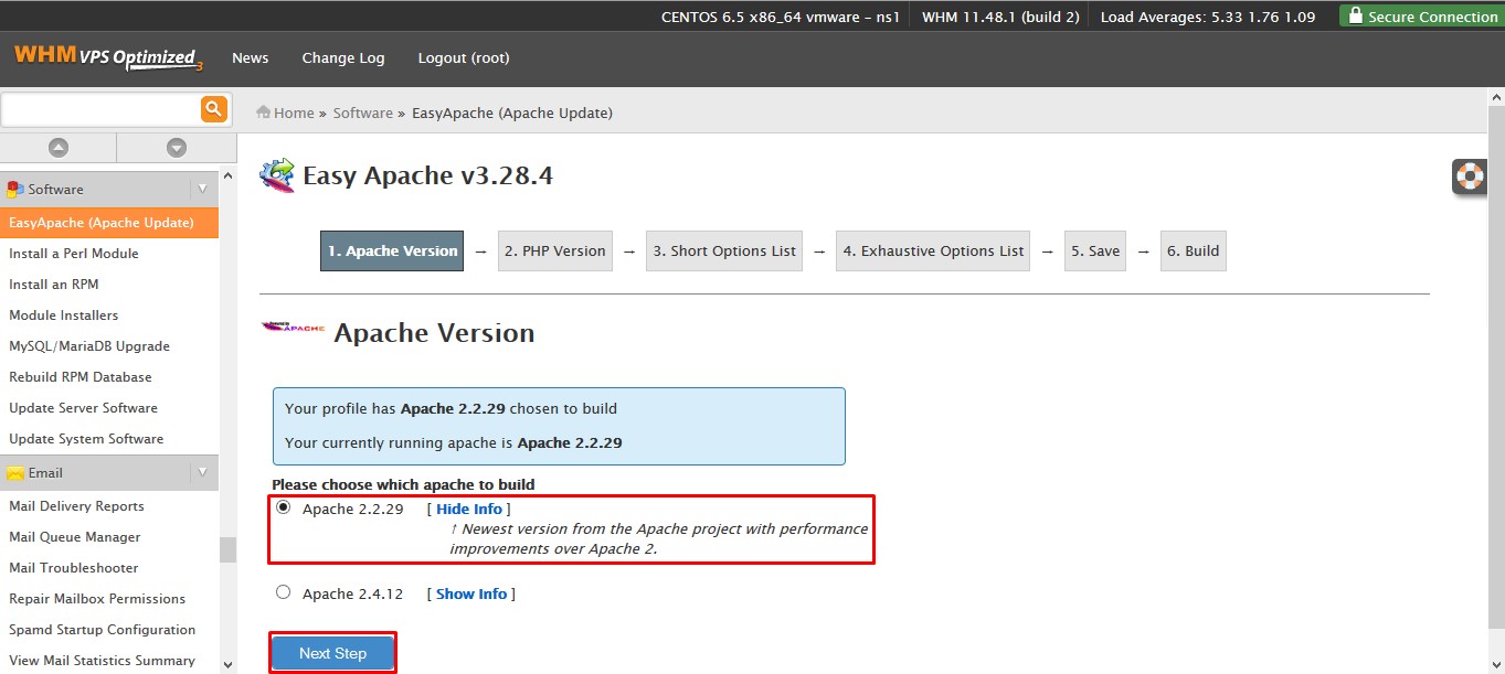 cpanel-apache-ayaları