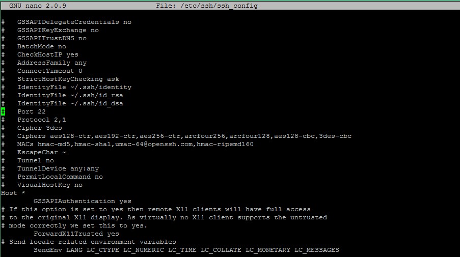 Linux SSH portunu değiştirmek